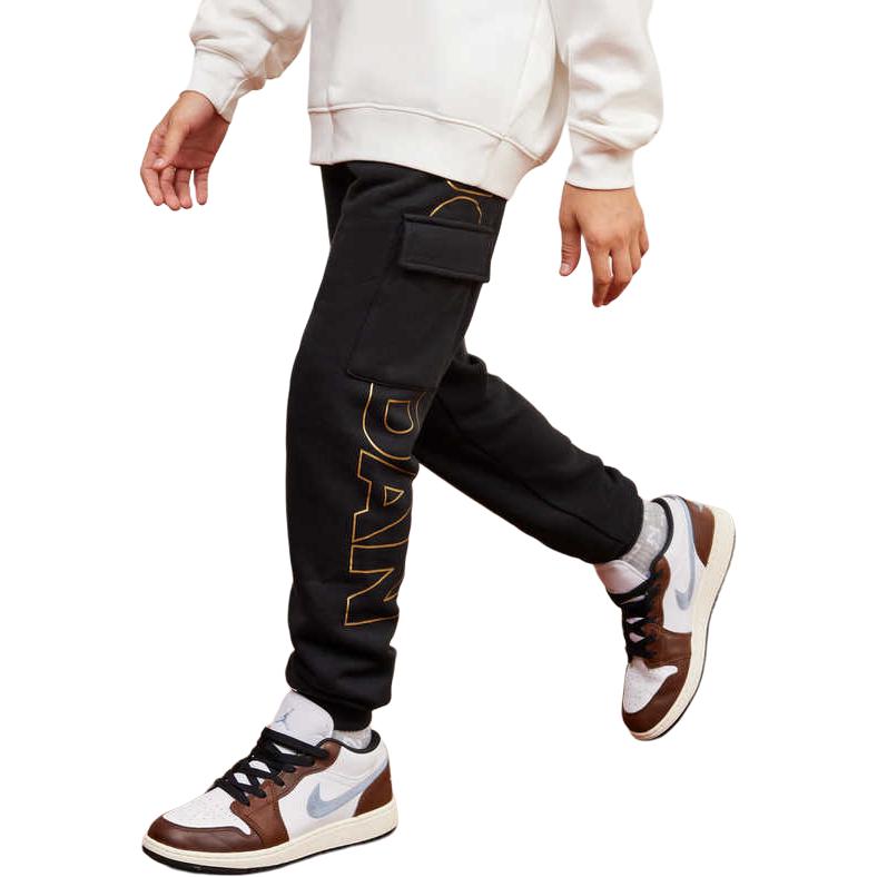 Jordan Трикотажные штаны-джоггеры детские, черные JD2242052GS-001