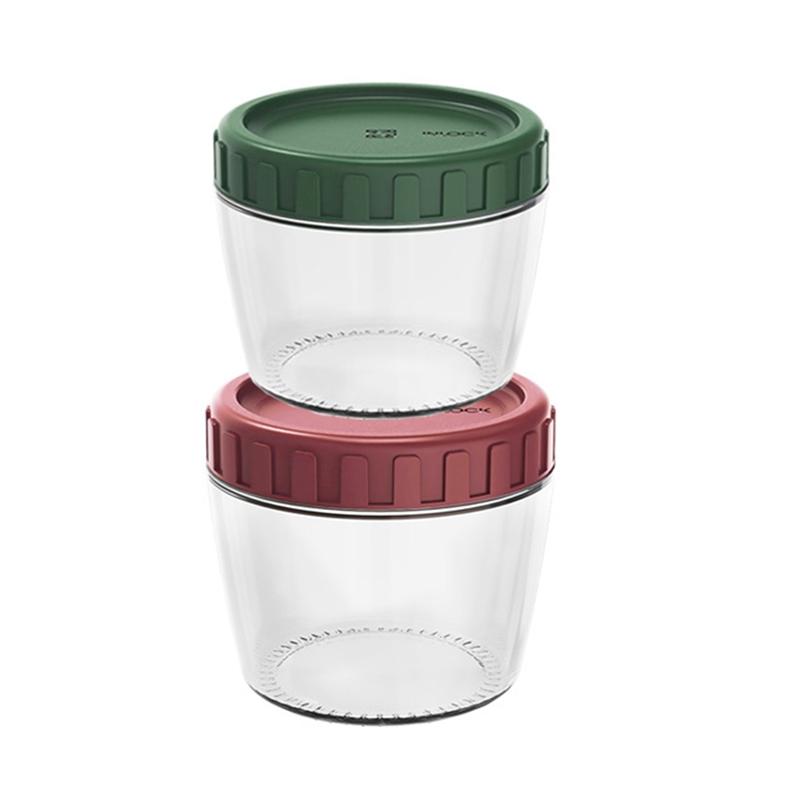 Стеклянная банка для хранения, герметичный контейнер для хранения продуктов, бытовые многофункциональные небольшие банки для чая, зерна, конфет, салатницы, десертницы