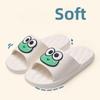 Fashion Summer Beach Slides Bathroom Anti Slip Slipper Non-Slip Home Flip Flops Cartoon Frog Soft Sandals