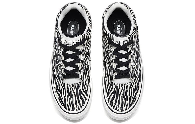 Women's Sneakers Anta Ao Li Abrasion Resistant Low top Skateboard Shoes Women's Black White