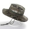 Летняя дышащая шляпа от солнца для мужчин и женщин для рыбалки, походов на открытом воздухе, туризма, шляпа для защиты от солнца, складная камуфляжная шляпа рыбака, шляпа для защиты от солнца