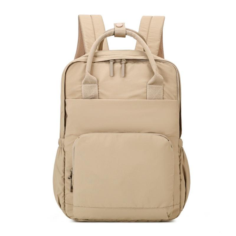 Nylon Travel Backpack 14 Inch Laptop Bag Lightweight Water-Resistant Women College Student Daypack Casual Commuter Large Backpack