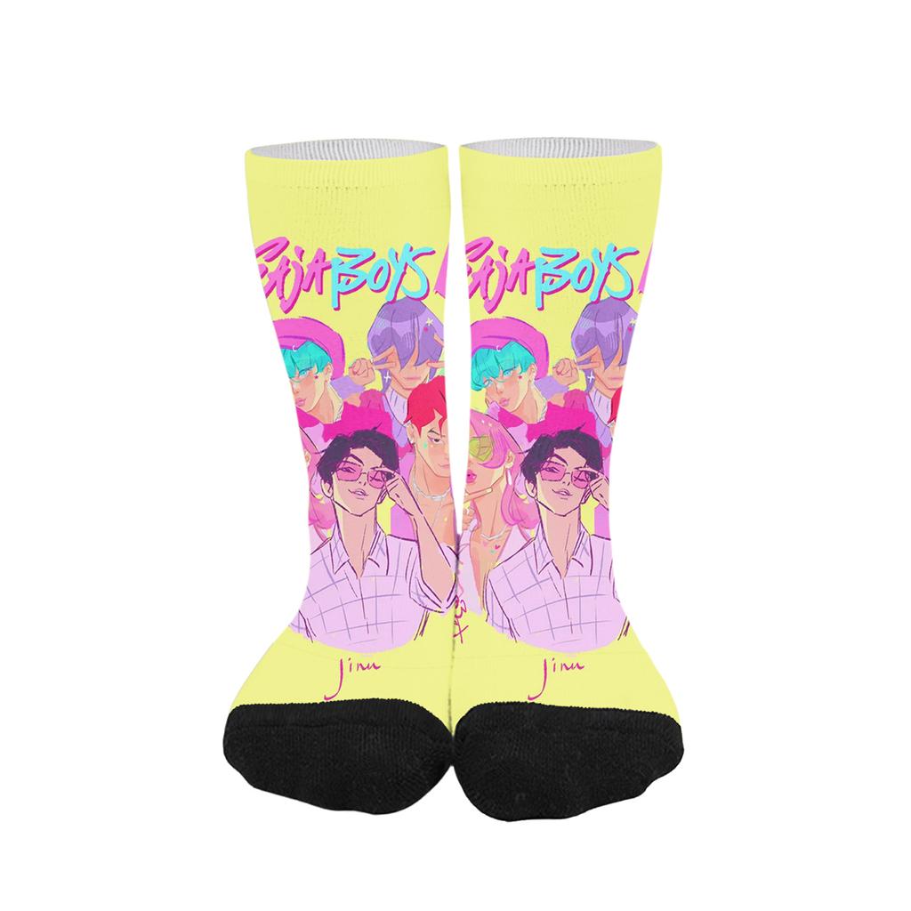 Fashionable Mens' Novelty Socks - Mid-Calf Length
