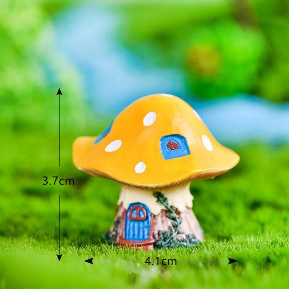Миниатюрный дом A Building Mushroom Aquarium Rockary Фигурка Fairy Garden Terrarium Home Fish Tank Landscape Decor Accessories