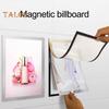 10Pcs A3/A4/A5/A6/8K Magnetic Sign Holder Wall Mounted Self-Adhesive Photo Display Frame Picture Document Paper Poster Artwork Painting Holder