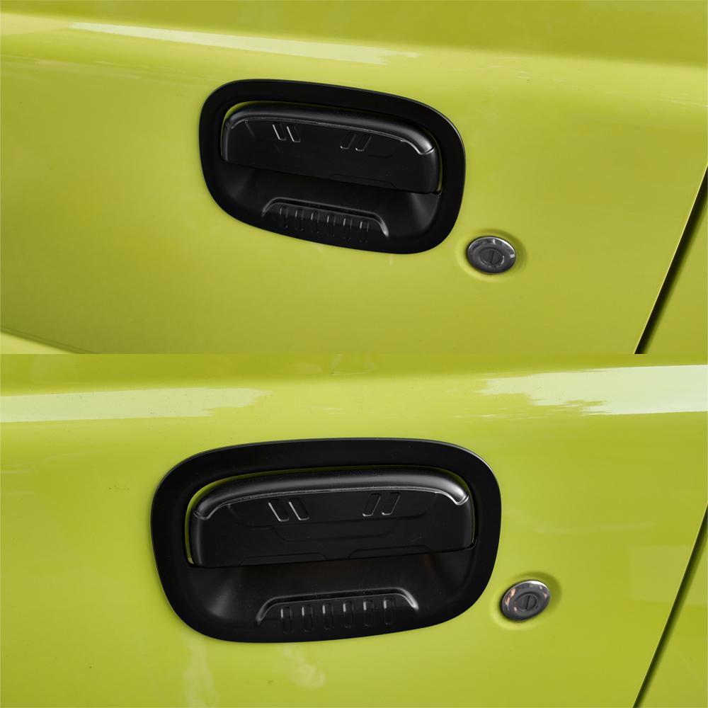 For Suzuki Jimny 3 Door 2018 2025 Exterior Door Handle Pocket Matte Black Universal Left Right Accessories