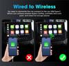2 In 1 Wired to Wireless Carplay AI Box Android Auto Adapter Plug & Play USB Dongle For 98% OEM Car Wired Carplay Android Auto