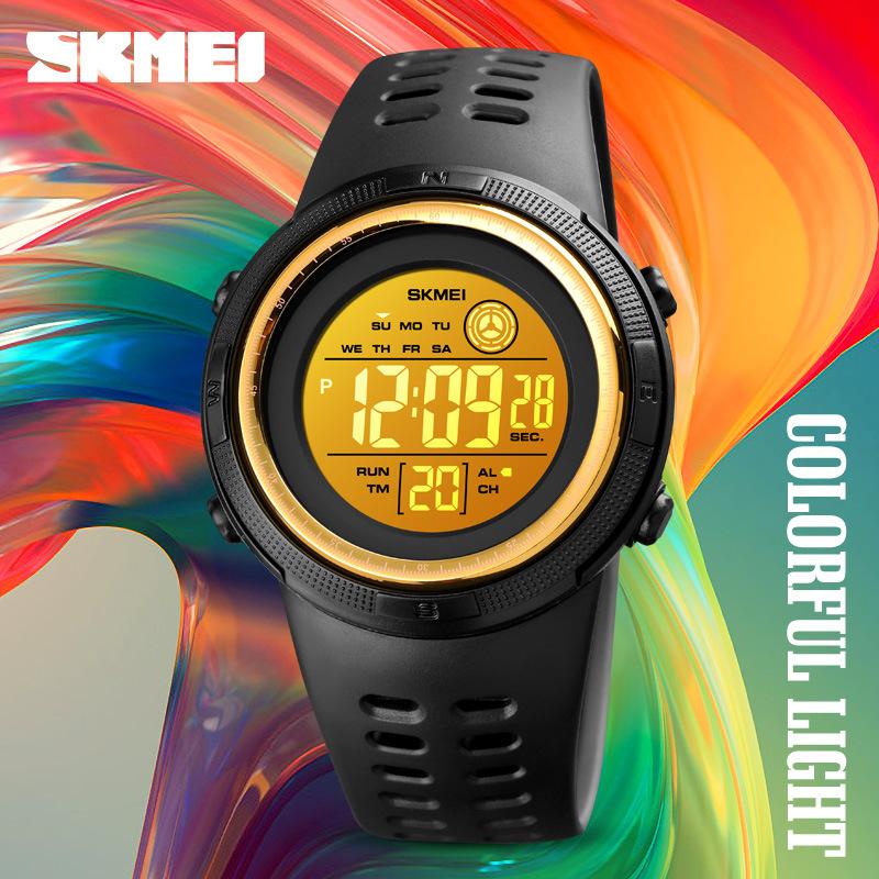 Moment beauty skmei fashion начальная школа ученик электронные часы для спорта на открытом воздухе молодежь светящиеся многофункциональные водонепроницаемые часы