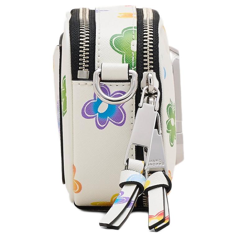 Marc Jacobs Snapshot Wild Daisy Pattern Print Leather Crossbody Bag Women bags White 2P5HCR009H02-101