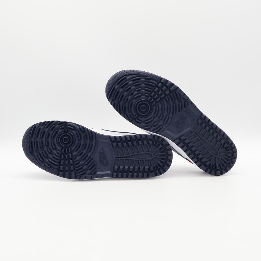 FJ1214-100 Nike Air Jordan 1 Mule Golf Белый Скоростной Желтый Красный Обсидиан (Мужской)