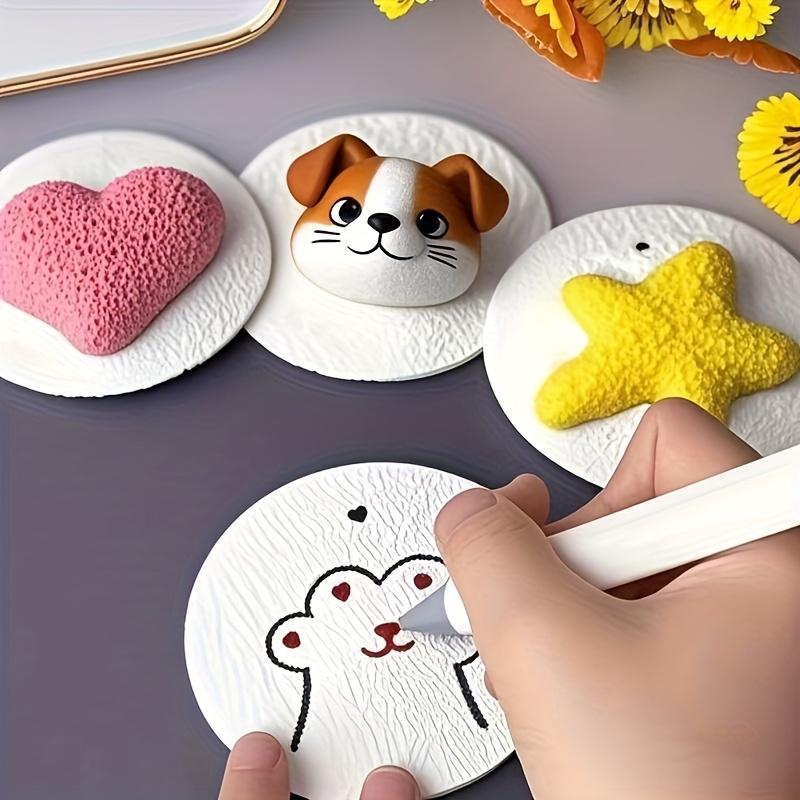 DIY 3D Art Paper, 10pcs Water-Activated Expansion Drawing Paper, Handmade 3D Foam Texture Creative Painting Paper