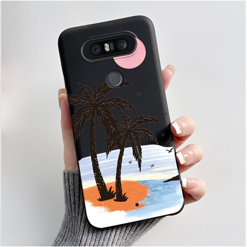 Casing For LG Q8 2017 Soft Case H970 Aesthetic Fashion Cute Cat Phone Back Cover For LG Q8 Q 8 LGQ8 Shockproof Silicone Bumper