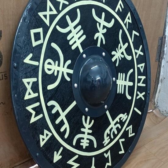 Medieval Authentic Battle Worn Viking Shield - Knight Warrior Shield - LARP Gift