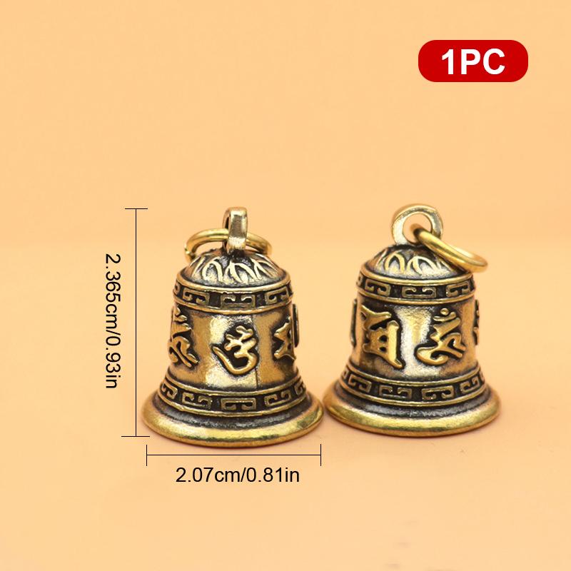 Ретро латунные колокольчики брелок кулон античный колокольчик украшения изысканное украшение дома креативные ремесла подарок