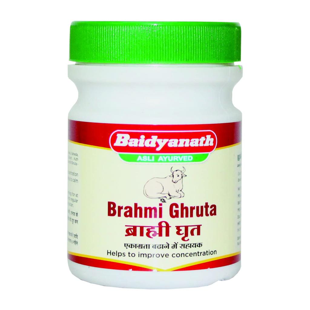 Baidyanath Asli Ayurved Brahmi Ghruta 100g Pack Of 1 Traditional Herbal Ghee for Daily Wellness