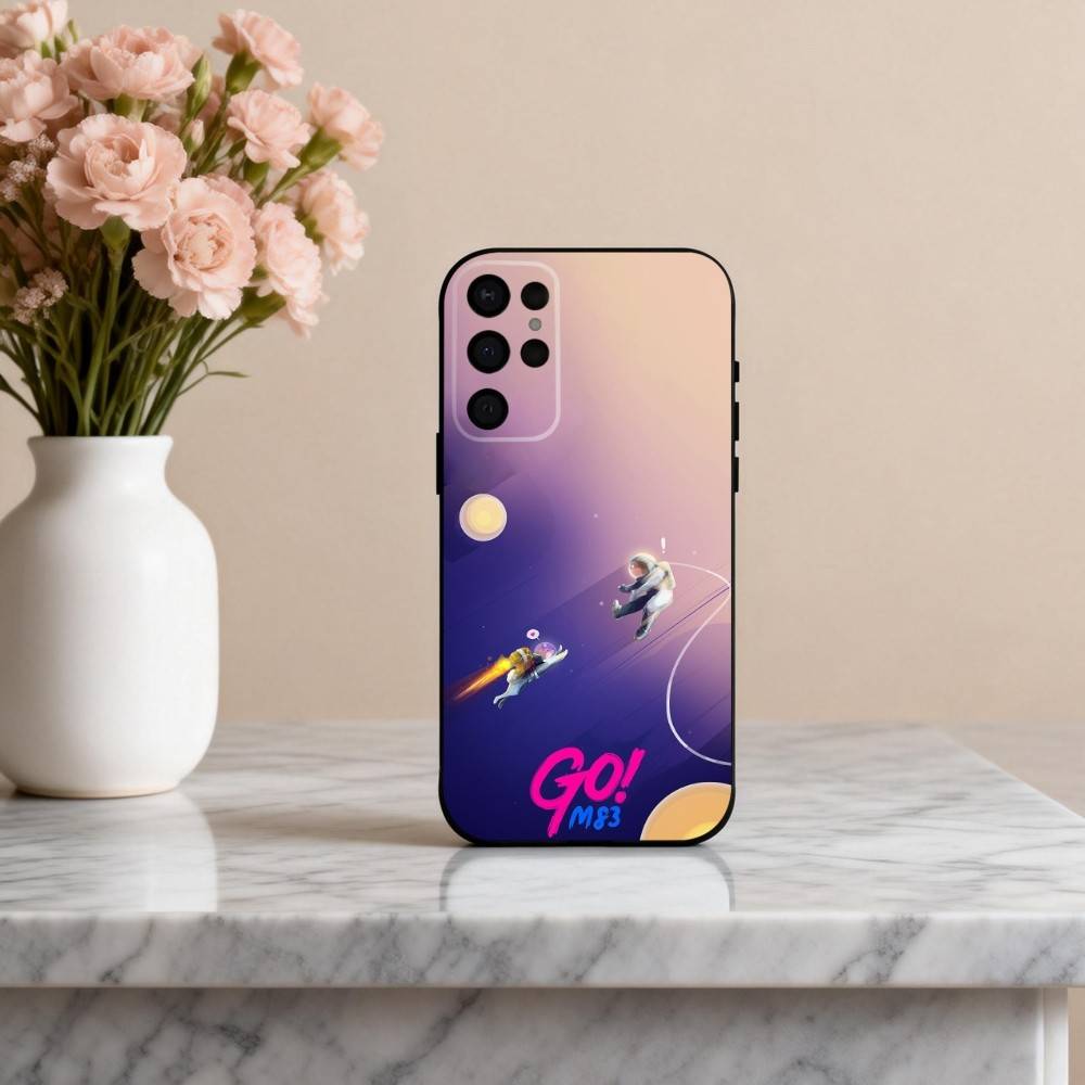Электрический Камень M-M83 Чехол для Телефона Группы Для Samsung S25,S24,S21,S22,S23,S30,Ultra,S20,Plus,Других Мягкая Черная Крышка