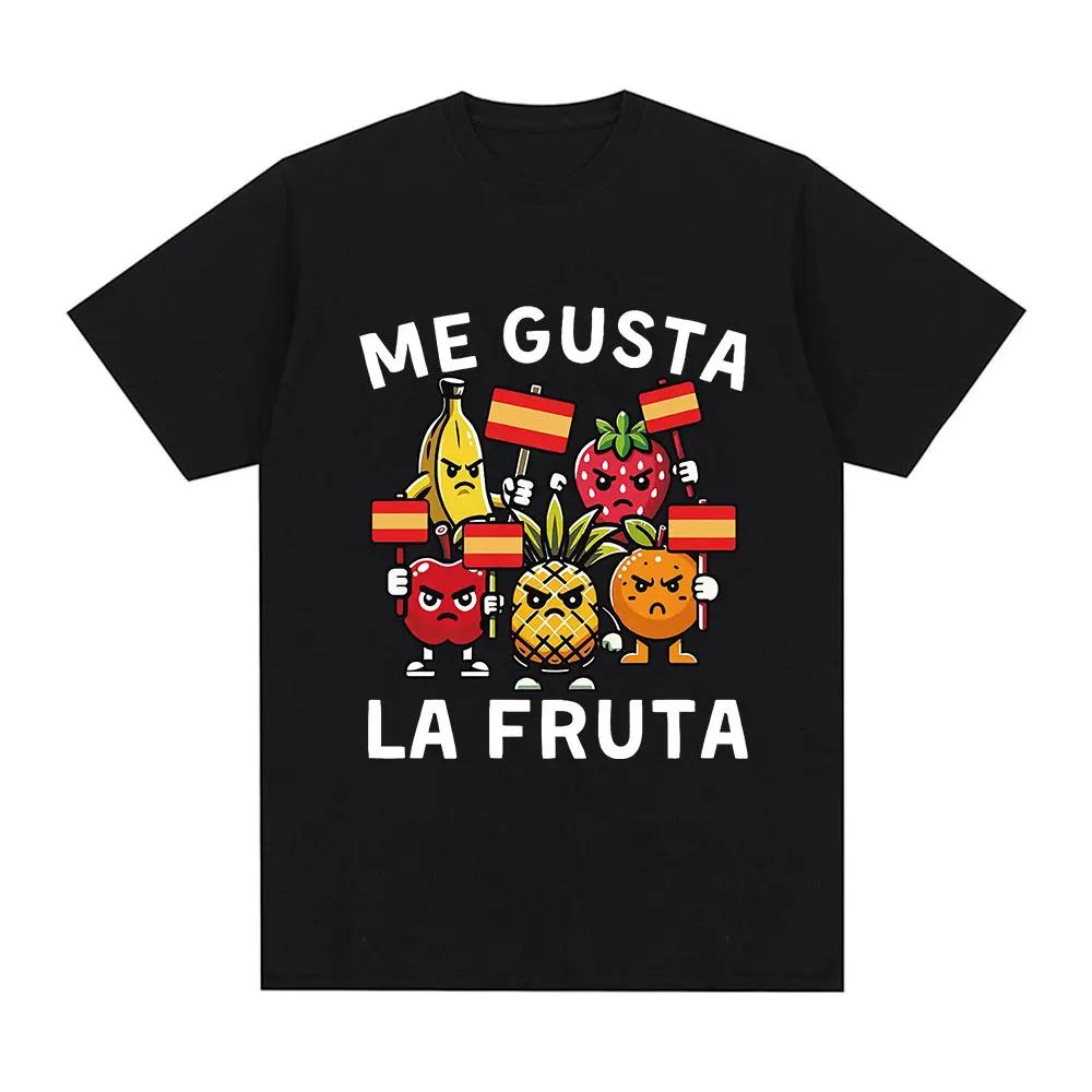 Me Gusta La Fruta Tshirt Funny I Like Fruits Spanish Meme Printed T Shirts Women Casual Tshirts Tops Clothing