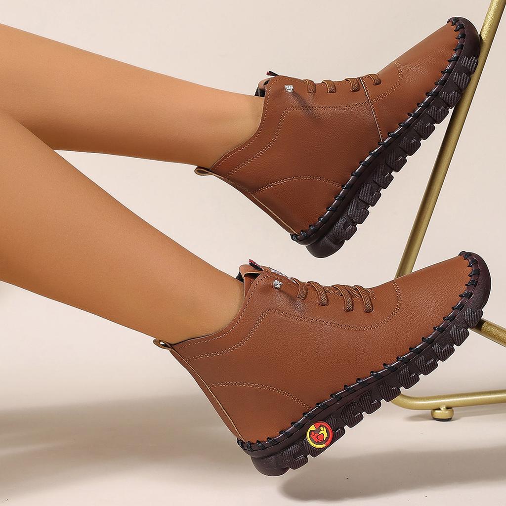 Женская обувь удобная и дышащая, обувь с высоким верхом, весенне-летняя ручной работы с мягкой подошвой