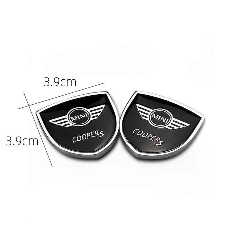 3D Aluminum Car Body Emblem Badge Decoration Decal For Mini Cooper JCW Works F54 F55 F56 F57 F60 R50 R52 R53 R55 R56