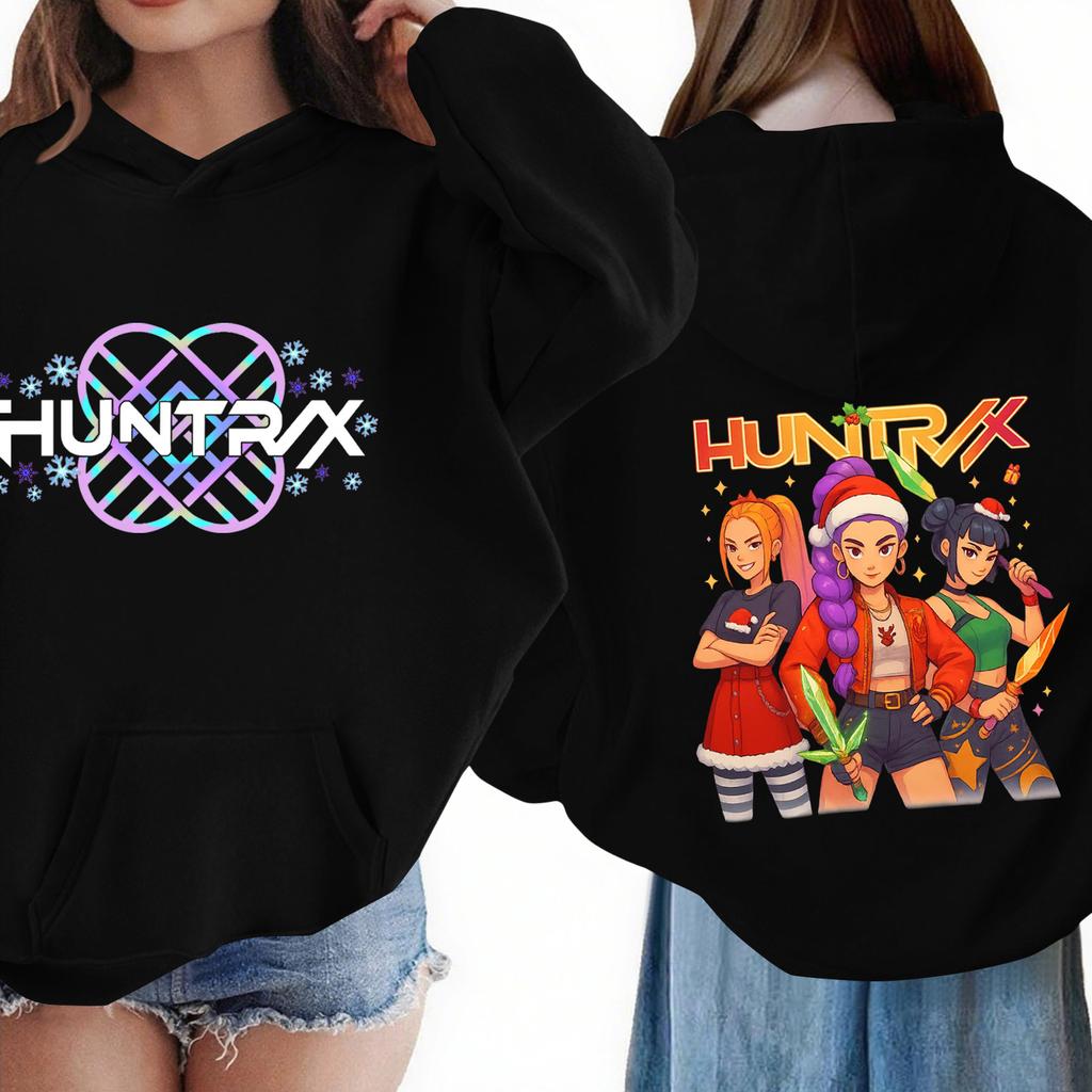 Детский пуловер с длинным рукавом, свободного кроя, с капюшоном и принтом в виде букв