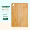 ZISIZ Бамбуковая разделочная доска с дренажными отверстиями