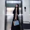 New Lee Fabric Tote Bag, Crossbody Bag, Shoulder Bag, Handbag Small Women's Denim Blue LE240004M-503