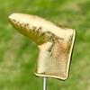Thickened Padding Golf Putter Headcover PU Leather Putter Head Cover  Golf Club Storage