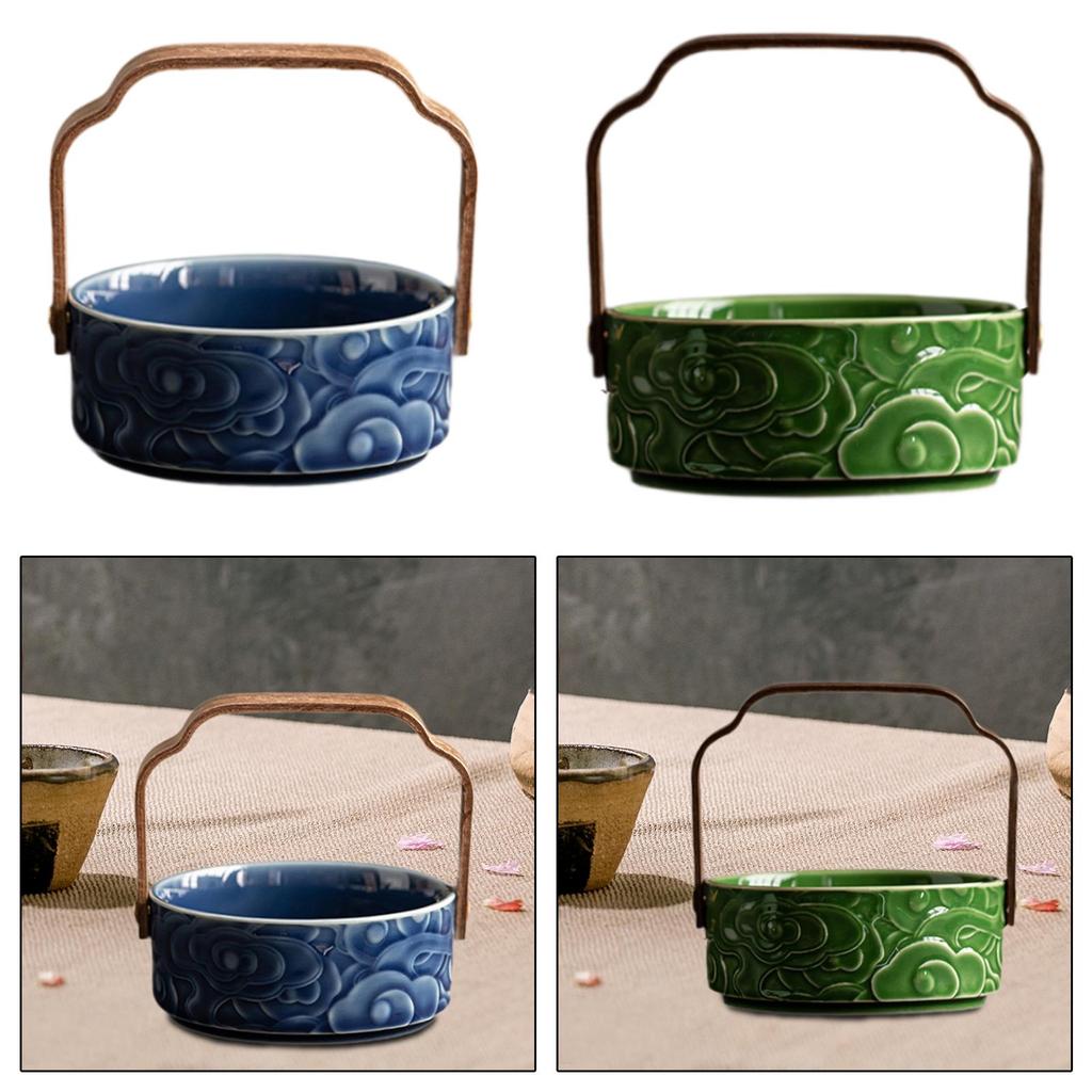 Керамическая корзина для фруктов, сервировочная корзина, подносы, многоцелевые, для завтрака