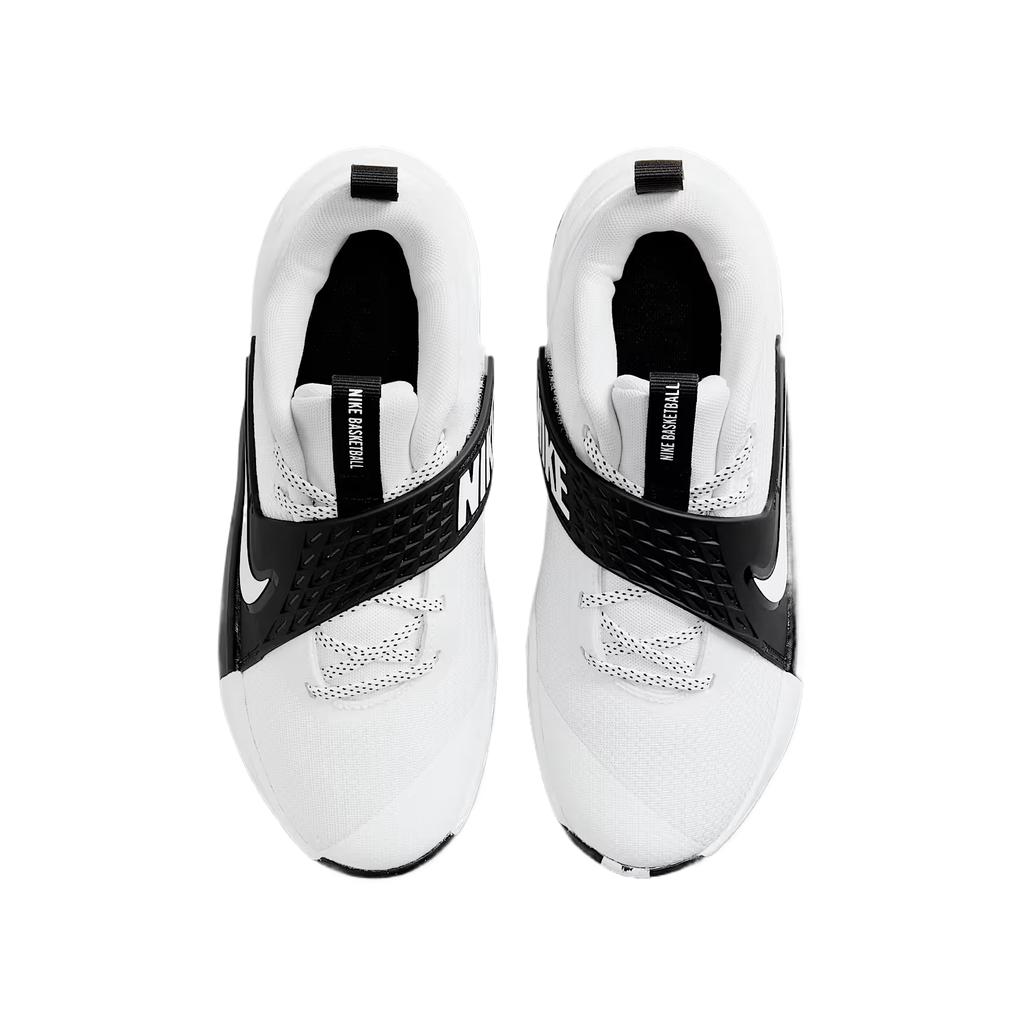 Nike Team Hustle D 12 White Black (GS)