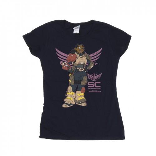 Disney Womens/Ladies Lightyear Izzy Star Command Cotton T-Shirt