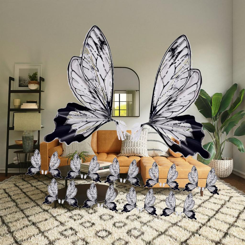 40Pcs Butterfly Flower Wrapping Paper for Shops Mother's Day Thanksgiving