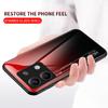 For Xiaomi Redmi Note 13 Note13 Pro+ 5G Case Gradient Aurora Tempered Glass Soft Frame Back Cover Phone Case