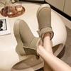 Snow Boots, Women's Shoes, New Thick-soled Ankle Boots, Thickened Anti-slip Cotton Shoes