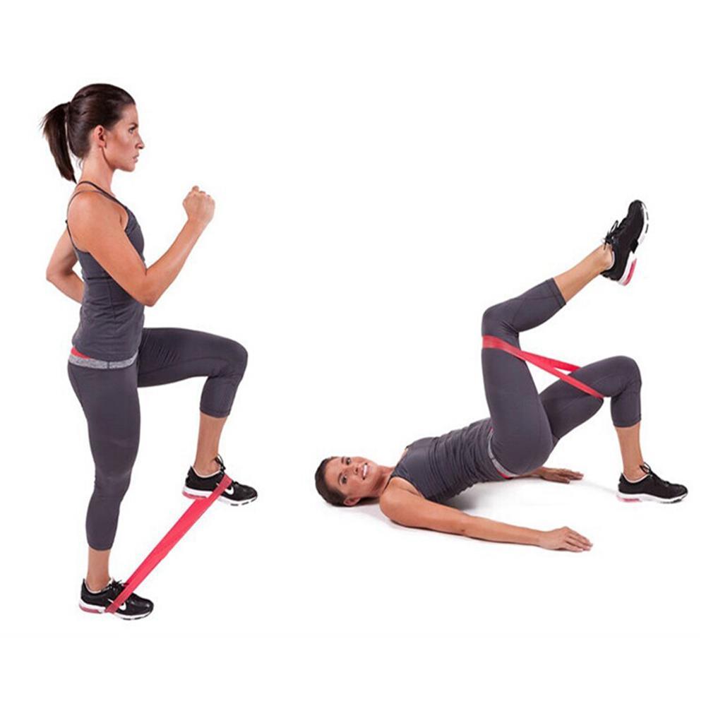 Sports Expander Gym Resistance Bands Elastic Band Strength Training Ruber