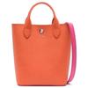 Longchamp Épure Brand Logo Removable Shoulder Strap Leather Mini Crossbody Tote Bag Unisex handbags Orange 10269HFH317