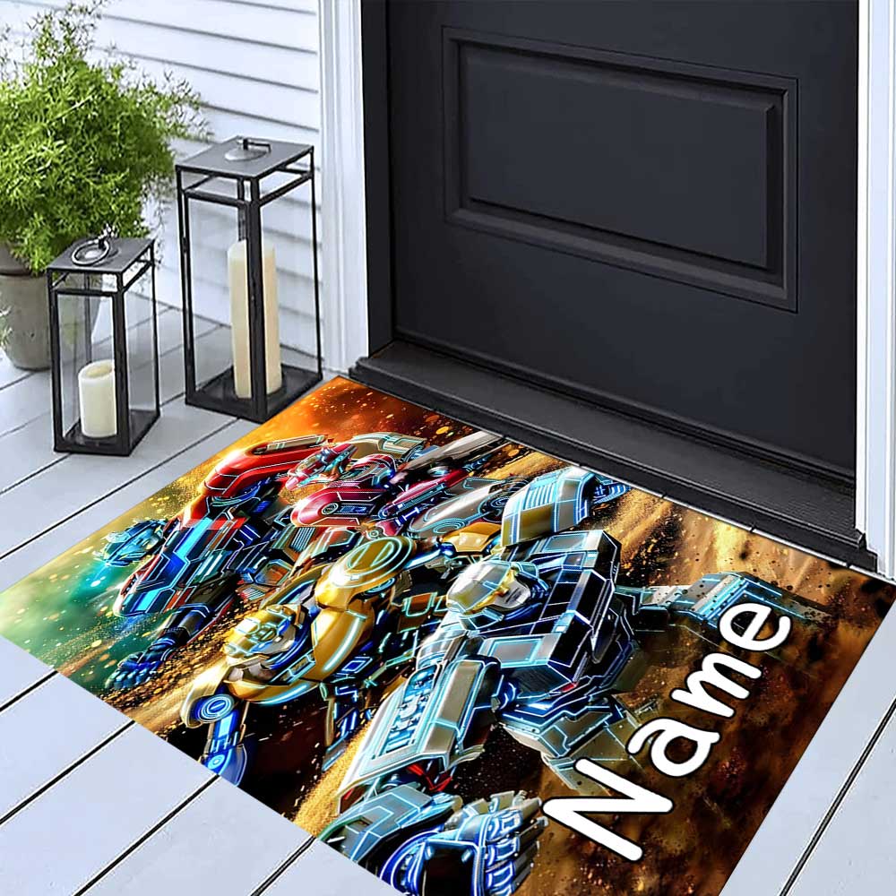 Transformers Fans (14) Customize your name rug, office chair cushion, home bedroom living room gift.