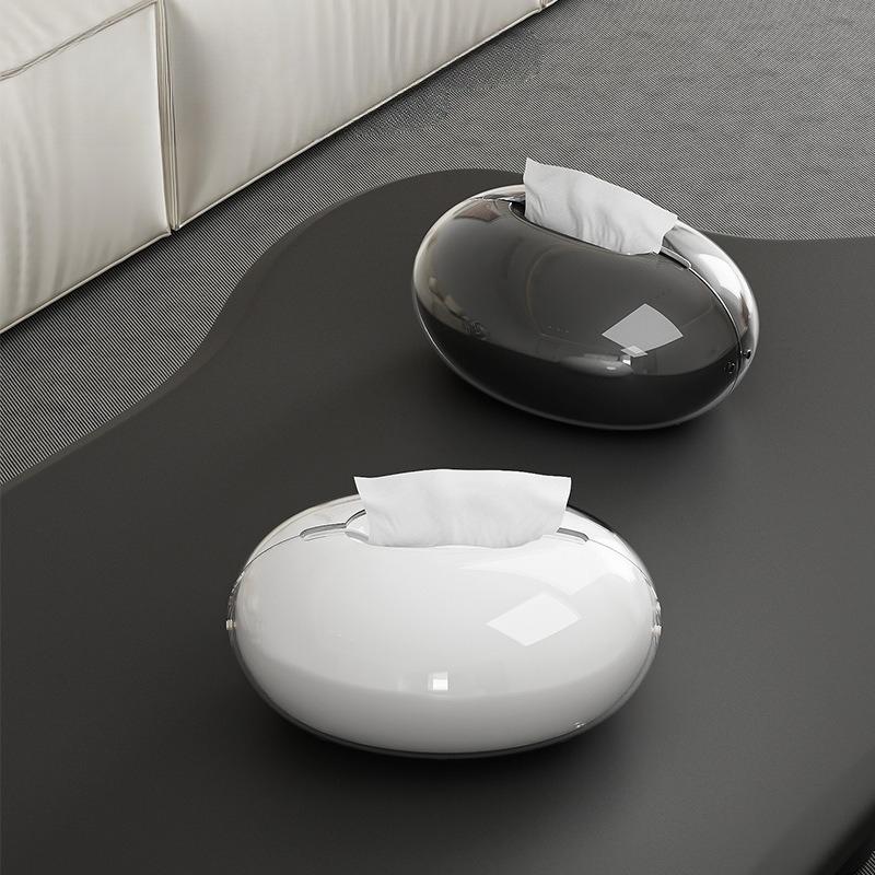 Настольная овальная коробка для салфеток Органайзер для дома, офиса, ванной комнаты Премиум Диспенсер для бумаги для рабочего места Декор для гостиной Чехол для салфеток