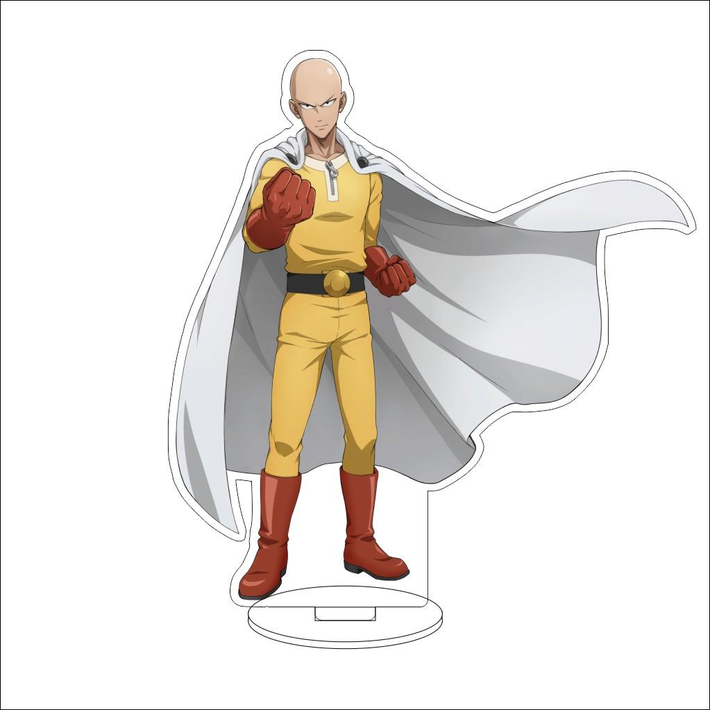 16 см Аниме ONE PUNCH MAN Акриловый стенд-украшение Саитама/Король Глубин/Подземный Король Фигурка-стенд Хэллоуинские подарки