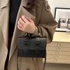New Fashion Messenger Bag Winter Niche Design Shoulder Bag Women's Texture Portable Small Square Bag