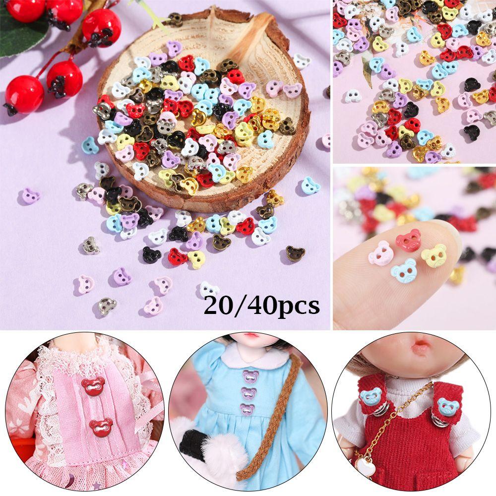 Accessories Dollhoues Miniature Metal Buckle DIY Doll Clothes Clothing Sewing Buckles Mini Buttons