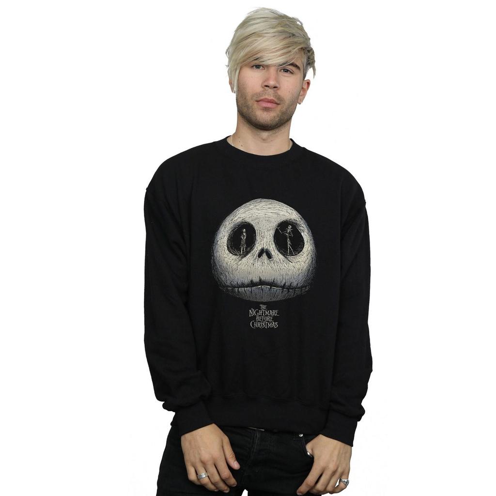 Disney Mens Nightmare Before Christmas Jack´s Eyes Sweatshirt