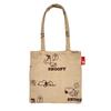 8589 Snoopy Flat Mini Tote Bag IP Baby Lou Jacquard [Rootote] Peanuts-8P (02 Бежевый)