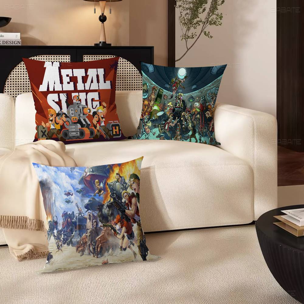 Ретро Игра Metal Slug Подушка Подарок Декор для Дома Офиса Подушка Спальня Диван Автомобиль Наволочка