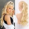 Synthetic Ponytail Piece Long Pony Tail Hair Extensions As Human