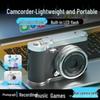HD Dual Lens Retro Digital Camera with CCD Sensor for Travel, Campus, and Vlogging - Phone Upload Compatible