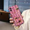 Мультяшный чехол-обертка для телефона Nothing Phone1, противоударная задняя крышка с граффити, кармашек для карт, силикон ТПУ, милый защитный