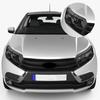 Для LADA Xray 2016-2026 Премиум TPU PPF Высокоглянцевый Дымчато-Черный Предварительно Вырезанный Защитный Виниловый Комплект Wrap для Фар Против Царапин