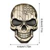 3D металлический череп дьявола эмблема автомобиля наклейка хромированная наклейка на автомобиль значок бампер наклейка для автомобиля внедорожник грузовик мотоцикл автомобиль наклейка наклейки
