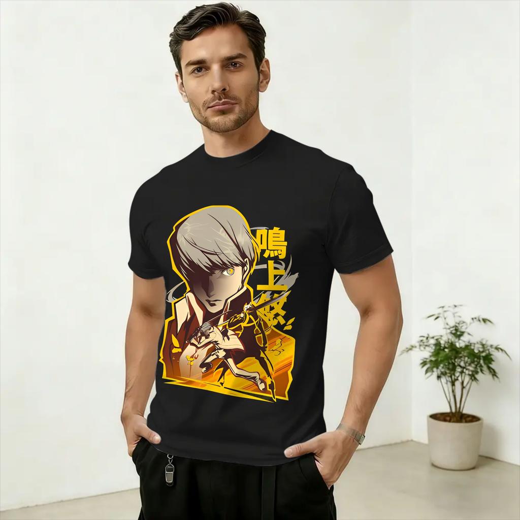 Unisex Yu Narukami PPersonas T Shirts Cotton Clothes Funny Short Sleeve Round Neck Tees Summer TShirt