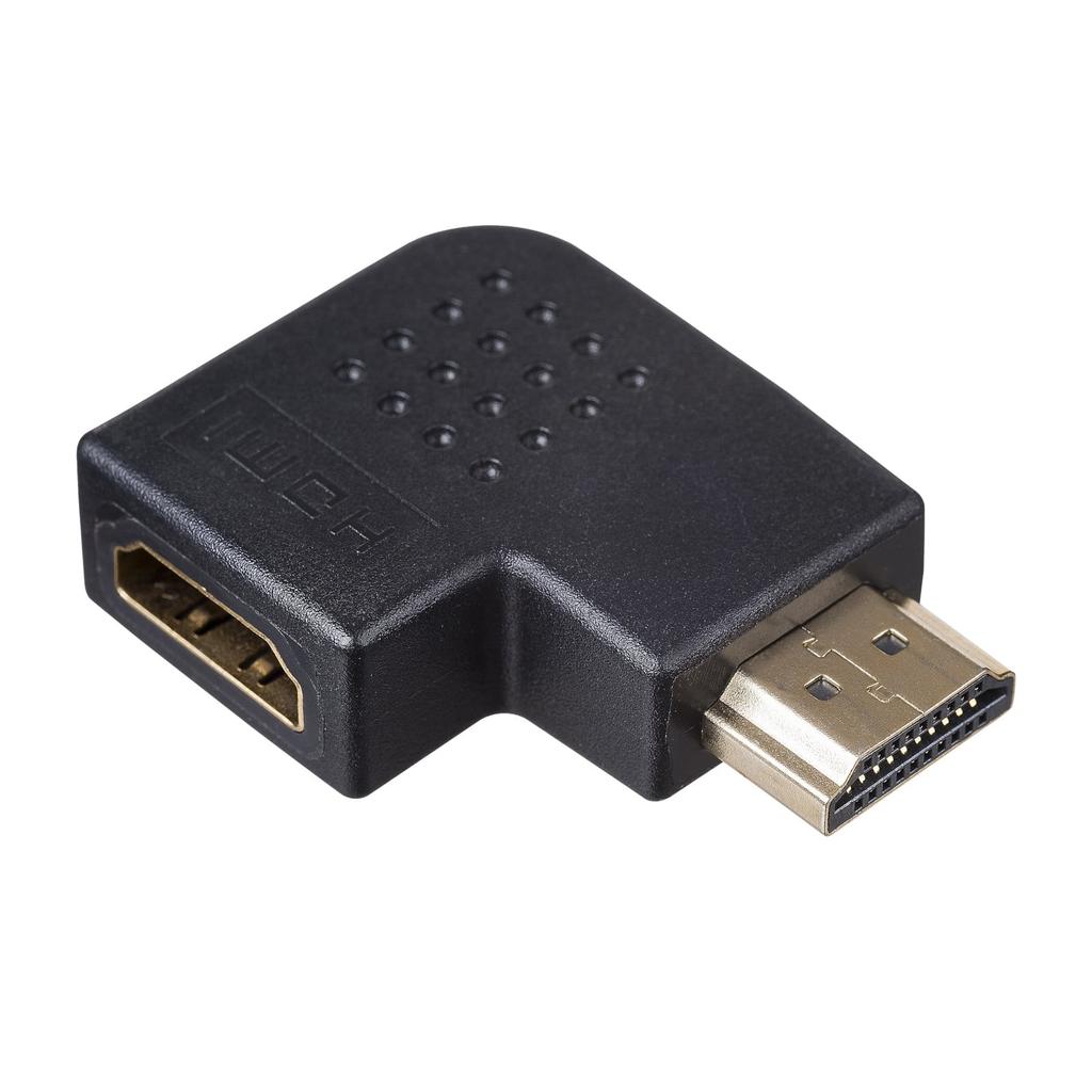 Adapter HDMI - HDMI 1.4 Akyga AK-AD-45 Przejściówka 90 stopni kątowa boczna F/M